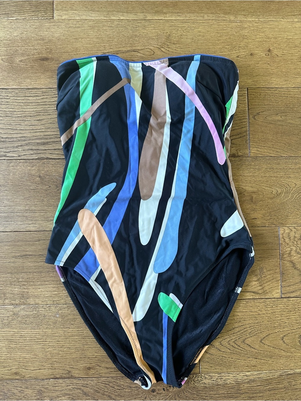 Vintage Gottex Strapless Swimsuit One Piece Swimwear Sz 10